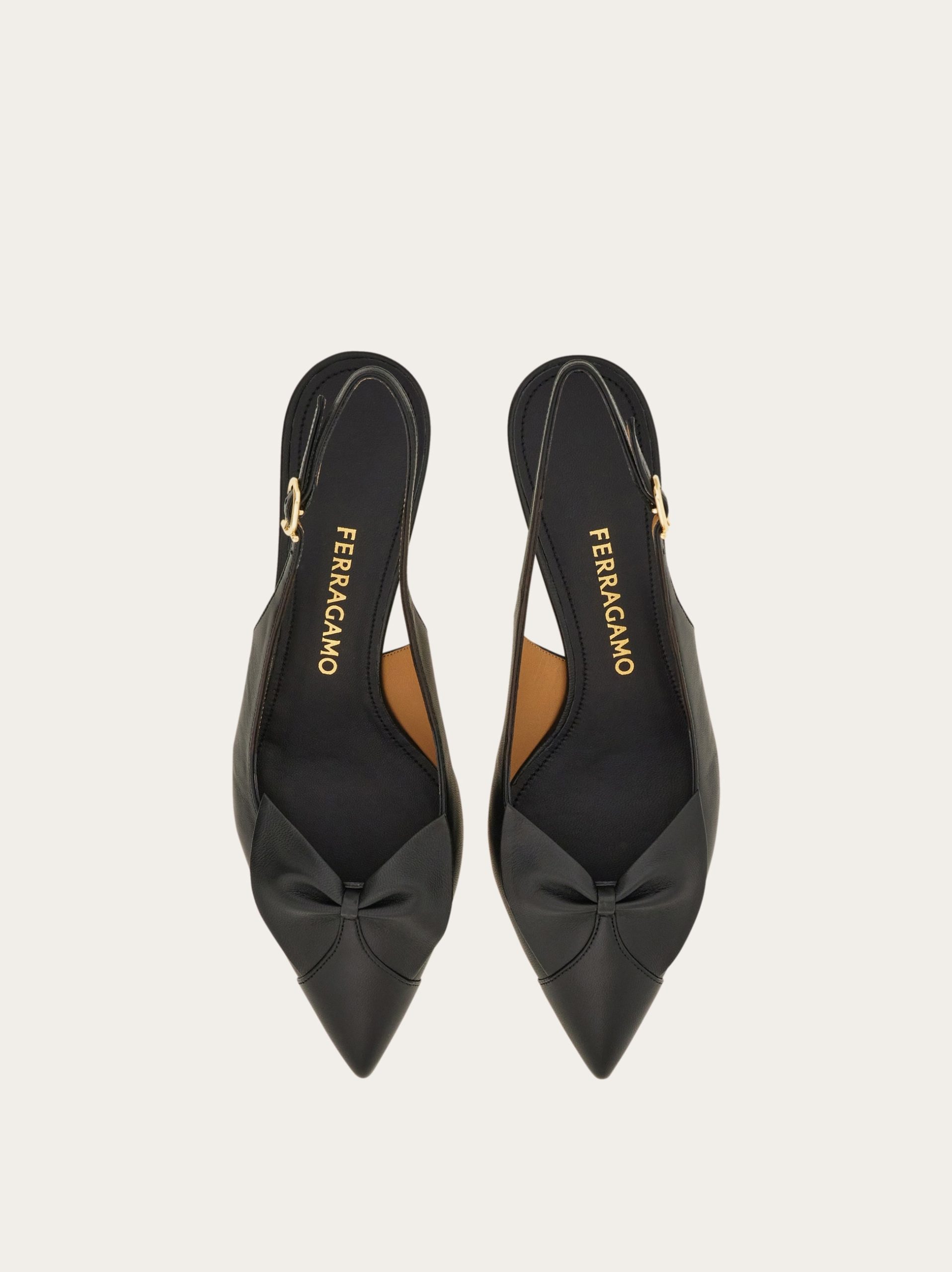 Ferragamo Soft bow slingback pump - Image 3
